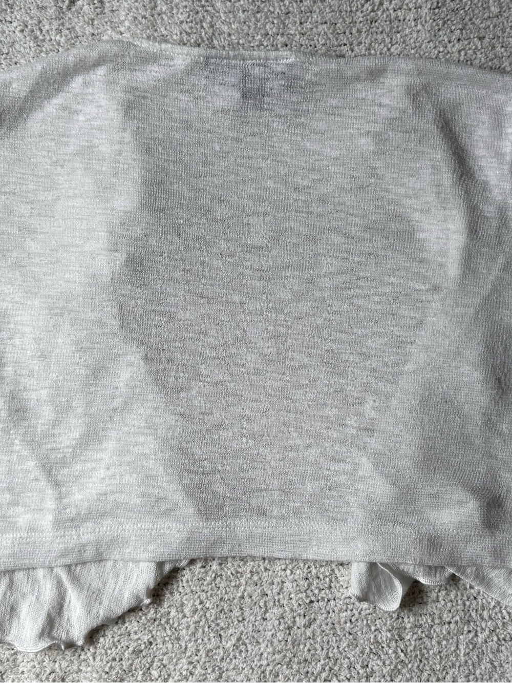 Perceptions White Ruffle-Trim Cropped Open-Front Cardigan - Picture 5 of 7